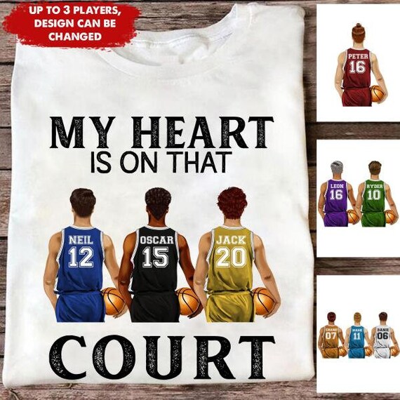 My Heart Is On That Court 11 T-Shirt Basketball Mom Tee My Heart Is On That Court 11 T-Shirt Basketball Mom Tee