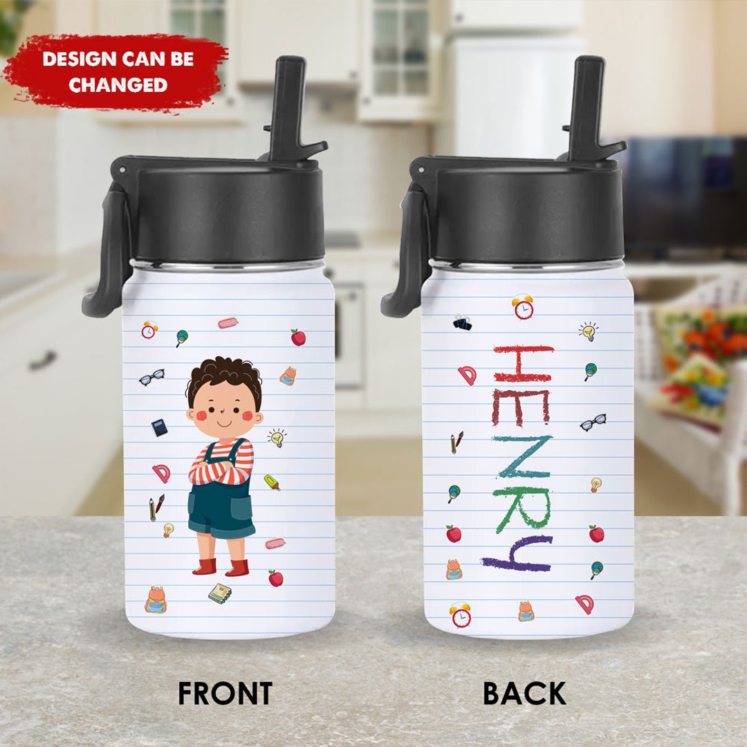 Personalized Kids Water Bottles Custom Name Water Bottle for - Etsy