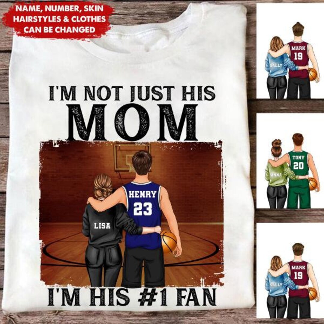 I'm Not Just His Mom I'm His 1 Fan Personalized - Etsy