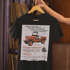 Jeep T-Shirt | Vintage Jeep Logo Tee | Classic Off-Road Truck Shirt | Gift for Jeep Enthusiasts