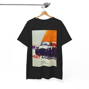 427 Cobra Tee: Vintage Car Enthusiast Unisex Cotton Shirt