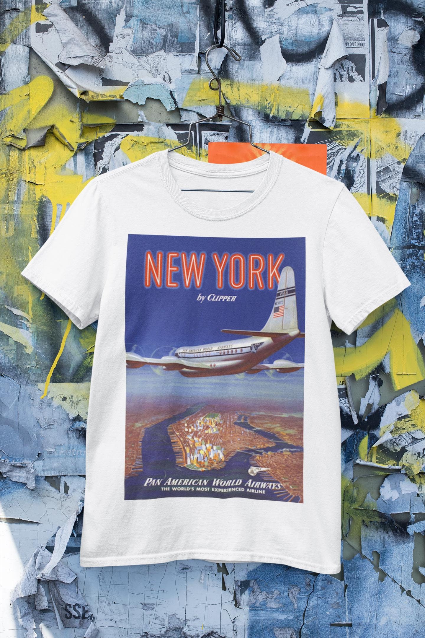 Aviation Shirt Vintage Pan American Airlines - Etsy