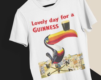 Vintage 1994 Guinness for Strength T-shirt John Gilroy Artwork 