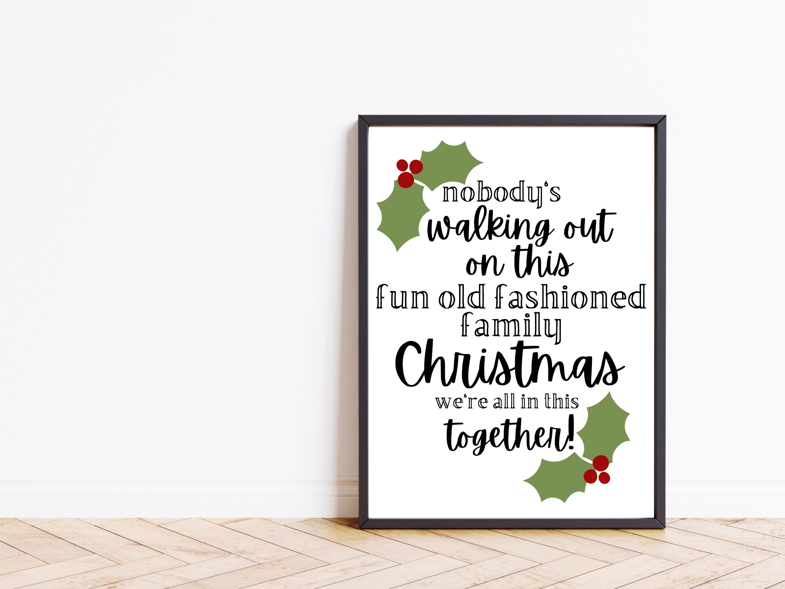 Christmas Vacation Printable Quotes, Christmas Sign, Christmas Prints ...