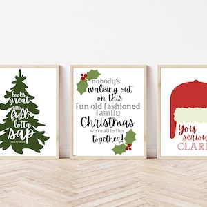 Christmas Vacation Printable quotes, Christmas Sign, Christmas prints, Wall Art, Christmas Decor, Printable Wall Art, Christmas Print