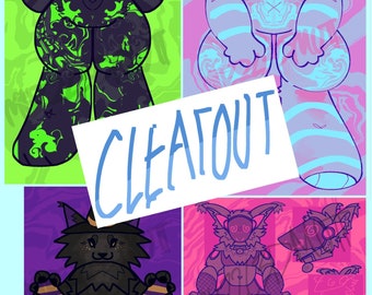 CLEARANCE - Fursona Adopts OC Clearout