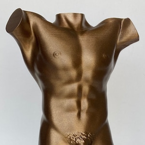 Male Sculpture in Bronze Color / Espresso, Author's Work