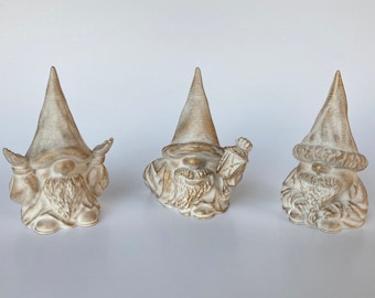 Gnome Figurines in Vintage Antique Style