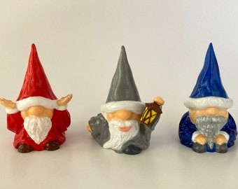 Handmade Figurines of Cute Gnomes