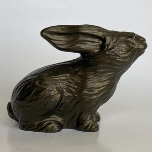 Black Rabbit Figurine Beautiful Gift Author&#39;s Work