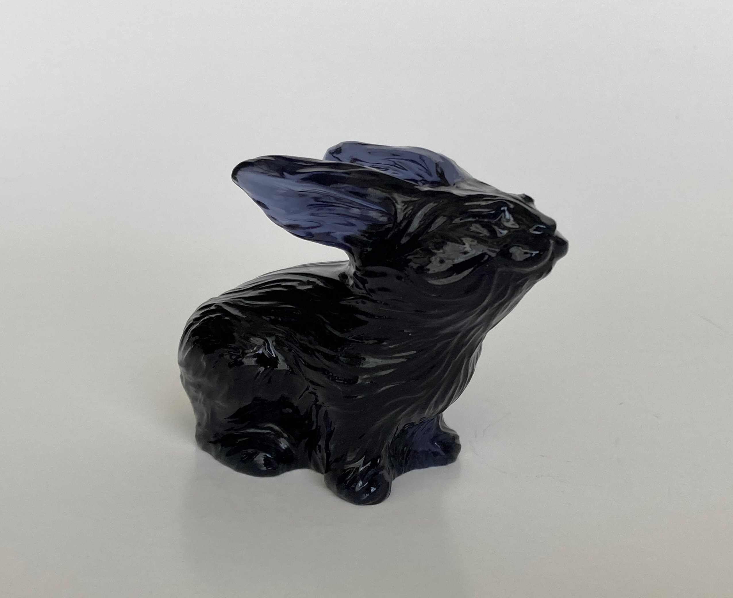 Rabbit Figurine Made in Transparent Resin Exclusive Authors Sculpture ...