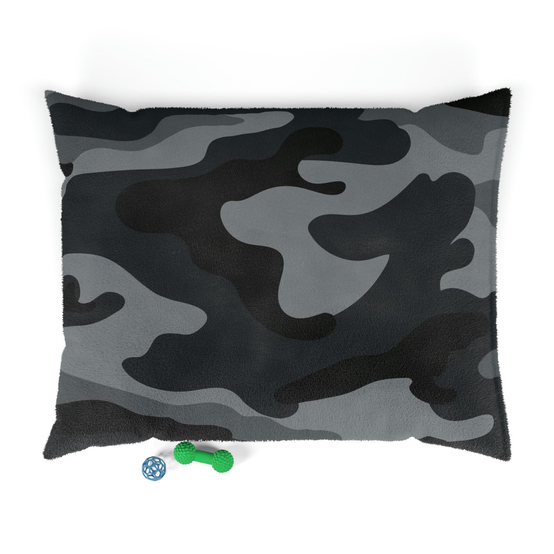 Pet Bed Gray Camouflage Dog Bed Cat Bed Pet Cushion Etsy