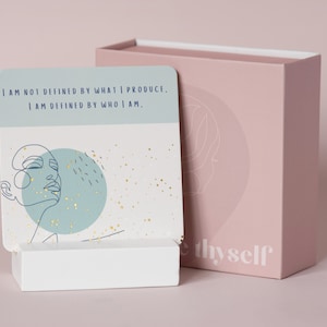 Positive Affirmation Cards Kit for Women: Inspirational Deck for Self-Love, Encouragement, and Mindfulness image 1