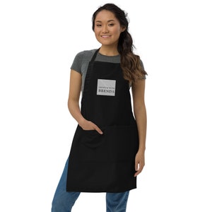 Embroidered Apron