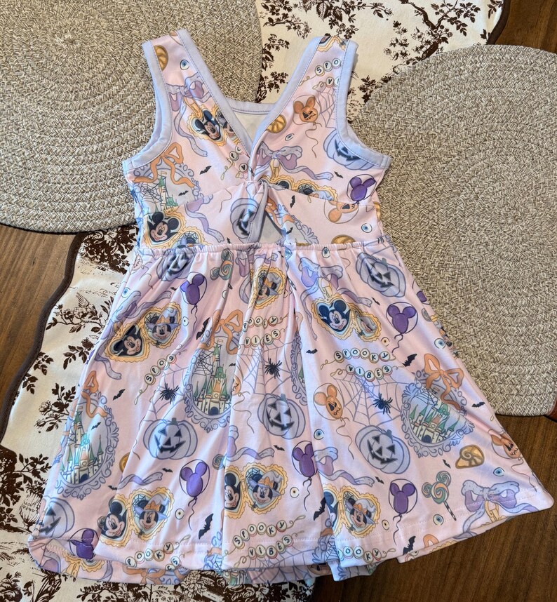 Halloween Not so Scary Magic Twirl Dress Set – Peekaboo Back + Biker ...