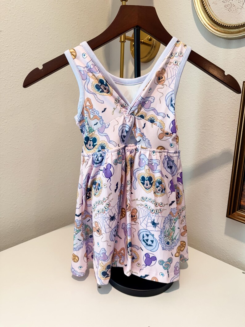 Halloween Not so Scary Magic Twirl Dress Set – Peekaboo Back + Biker ...