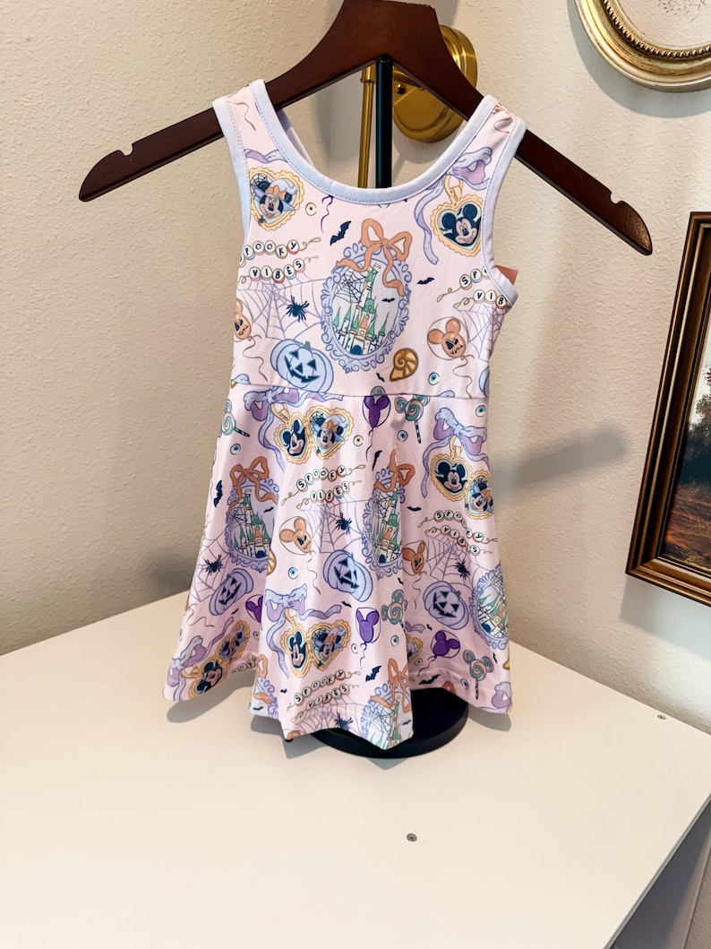 Halloween Not so Scary Magic Twirl Dress Set – Peekaboo Back + Biker ...