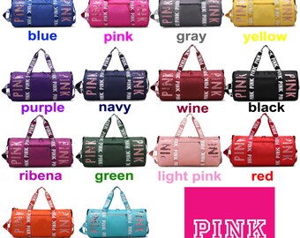 Pink Duffle Bag - Etsy