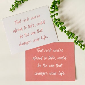 Citations inspirantes - Impressions inspirantes - Carte postale inspirante - Art inspirant - Citations colorées - Citations motivantes