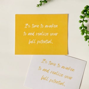 Citations inspirantes - Impressions inspirantes - Carte postale inspirante - Art inspirant - Citations colorées - Citations motivantes