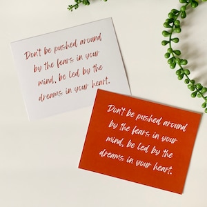 Citations inspirantes - Impressions inspirantes - Carte postale inspirante - Art inspirant - Citations colorées - Citations motivantes