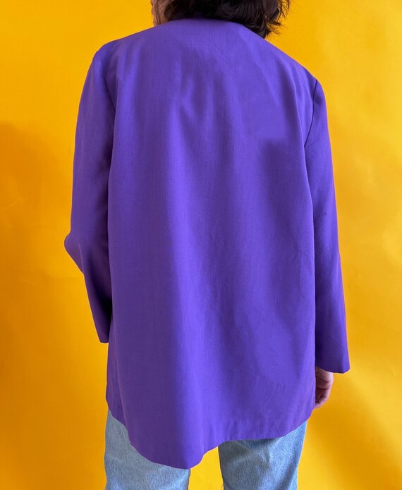 80s Purple Transitional Blazer - image 3