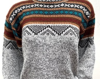 Light Gray Alpaca sweater peruvian sweater woman sweater peruvian alpaca sweater peruvian jacket peru sweater alpaca sweater boho sweater