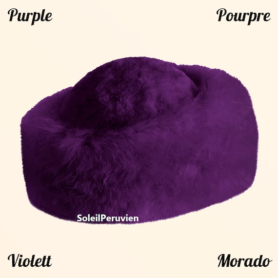 Baby Alpaca 100%  Adult hat. Made in Peru Double-sided Alpaca Hat in 100 per Cent Baby Alpaca Wool  main image 2
