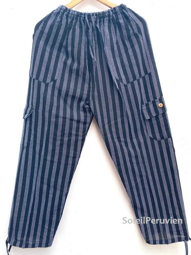 Funky Peruvian Stylish Pants from South America! Peruvian Pants! Best Quality Cotton Acrylic - Original Colors Black