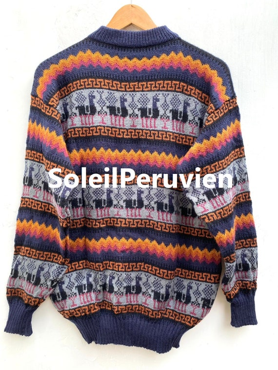 Peruvian sweater mens sale