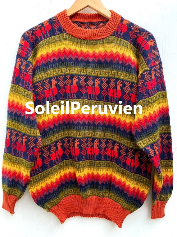 Alpaca Sweater, Peruvian Sweater, Unisex Sweater, Peruvian Alpaca Sweater, Peruvian Sweater, Unisex Sweater, Peruvian