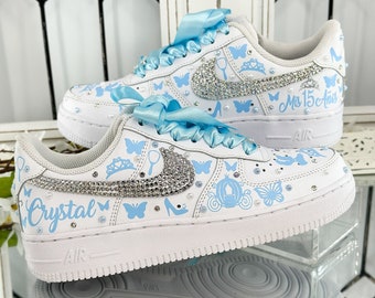 Fifteenth Birthday Cinderella Shoes, Quinceañera Shoes, Personalized  custom shoes, Sweet 16 Shoes, Mis XV años