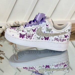 Fifteenth Birthday Nike Shoes Quinceanera Nike Shoes Personalized Wedding Shoes Bridal Sneakers Sweet 16 Shoes Mis XV Anos Etsy