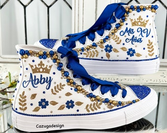 Custom Sneakers: Quinceañera, Sweet 16, Wedding Shoes