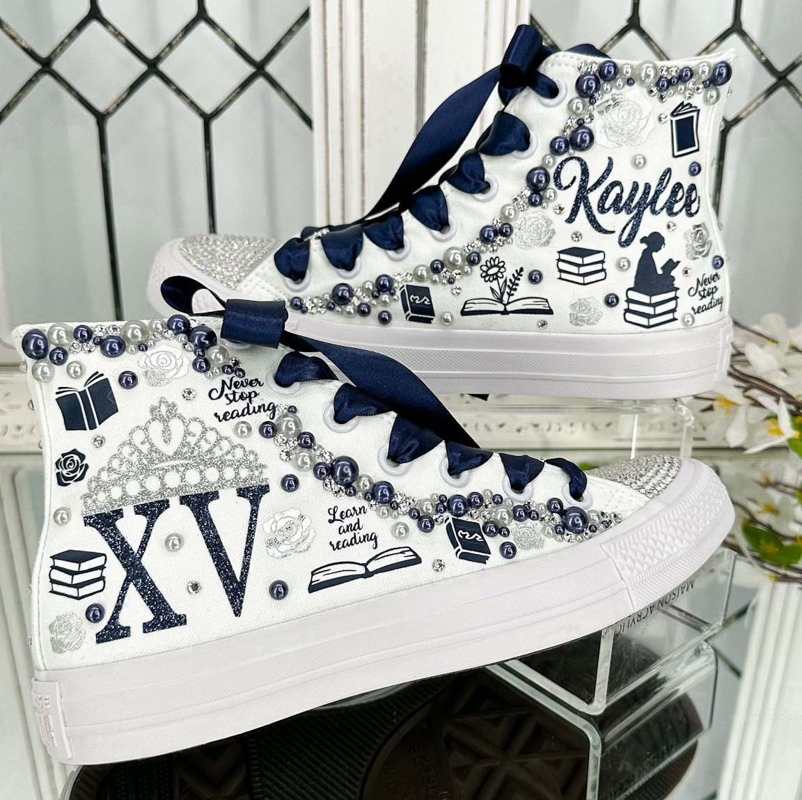 custom made quinceanera converse