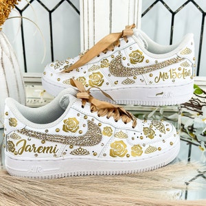 Fifteenth Birthday Nike Shoes, Quinceñera shoes AF1 personalized shoes for the quinceñera, zapatos de quinceñera con nombre
