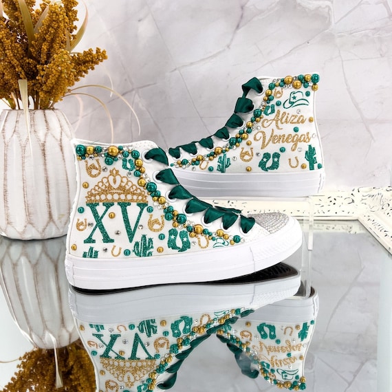 Bling converse for hot sale quinceanera
