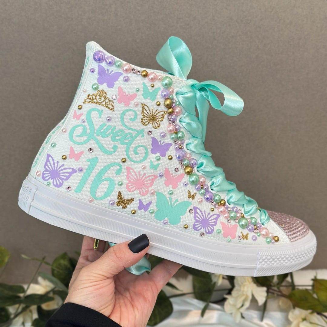 Quinceañera Personalizada: Zapatillas Mis XV Años Personalizadas