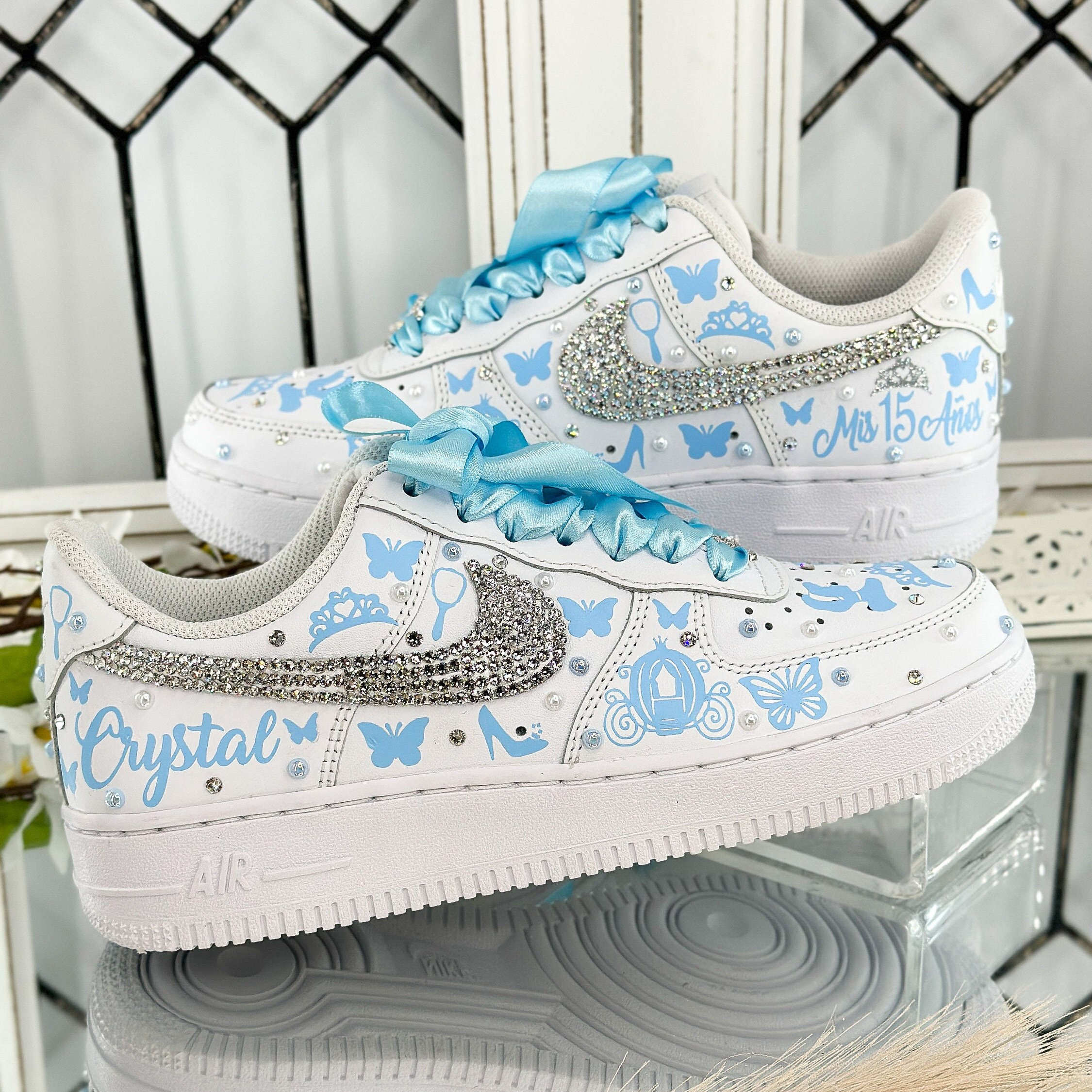 Cinderella Disney Cartoon Sneakers Air Force Shoes