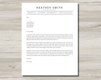 May include: A formal business letter template with a black and white design. The letter is addressed to Mr./Ms. Name and includes a professional salutation, a body of text, and a closing.