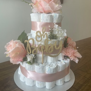Torte di pannolini personalizzate / Torte di pannolini personalizzate / Baby shower / Regali