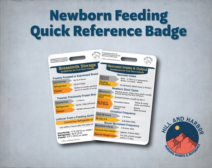 Breastfeeding Quick Reference Badge