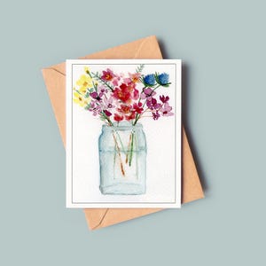Pot de fleurs sauvages