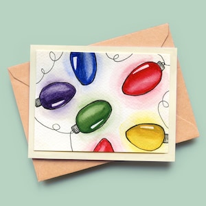 Carte de Noël joyeux et lumineux