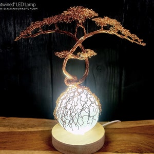 120 LED Light Bonsai Tree Lamp Desktop DIY Fairy Lights Tree Night