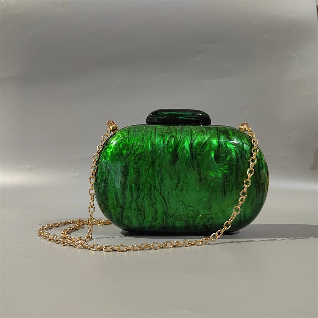 Green Clutch Pearl Clutch oyster Shell Clutch Mother of Etsy