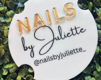Nailfie Photo Prop / Nail Tech Photo Prop / Business Nail Prop / Photo Prop para uñas