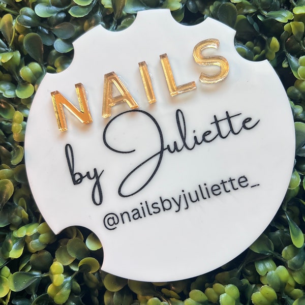 Nailfie Photo Prop | Nail Tech Photo Prop | Business Nail Prop | Photo Prop for Nails