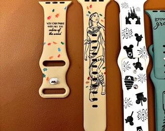 Colors of the wind | Watch Band Movie Themed | Watch Bands Engraved | Engraved Watch Bands