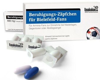 Soothing suppositories for Arminia Bielefeld fans – Funny gift Fan article Gift idea Man Football Funny birthday